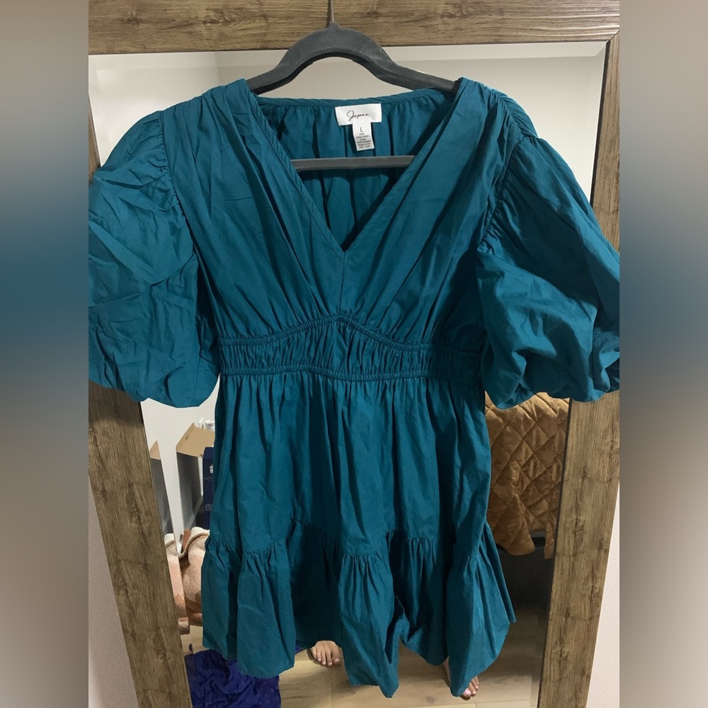 Teal Babydoll style dress